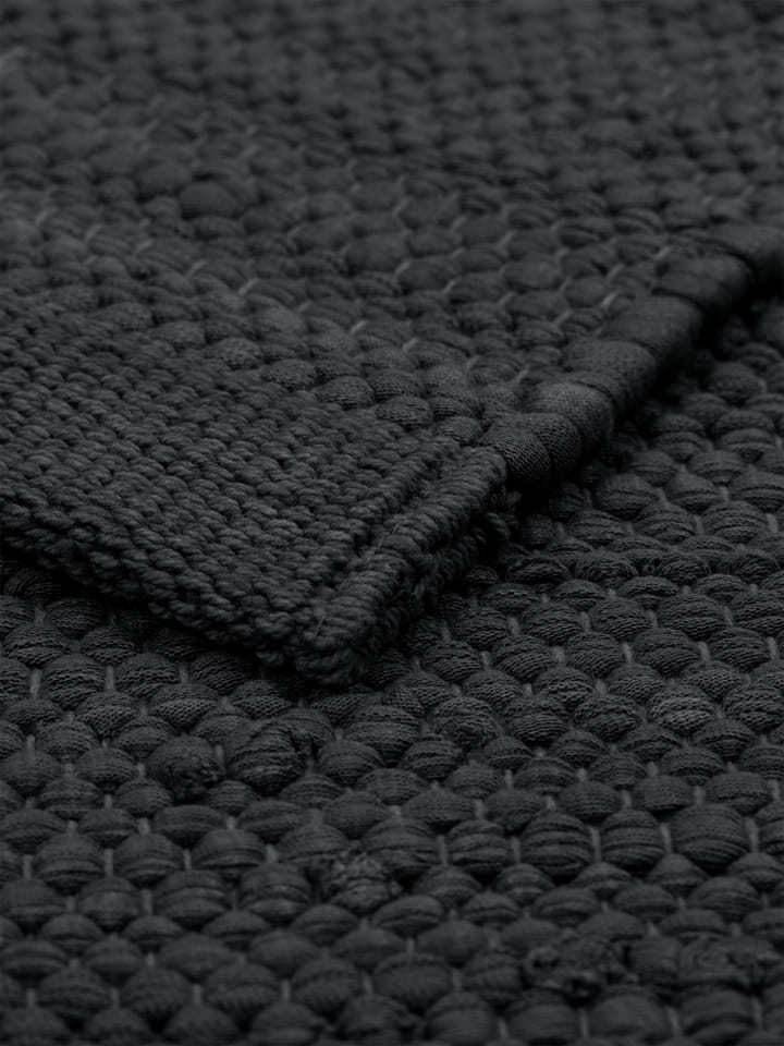 Cotton matta 65x135 cm, Charcoal Rug Solid
