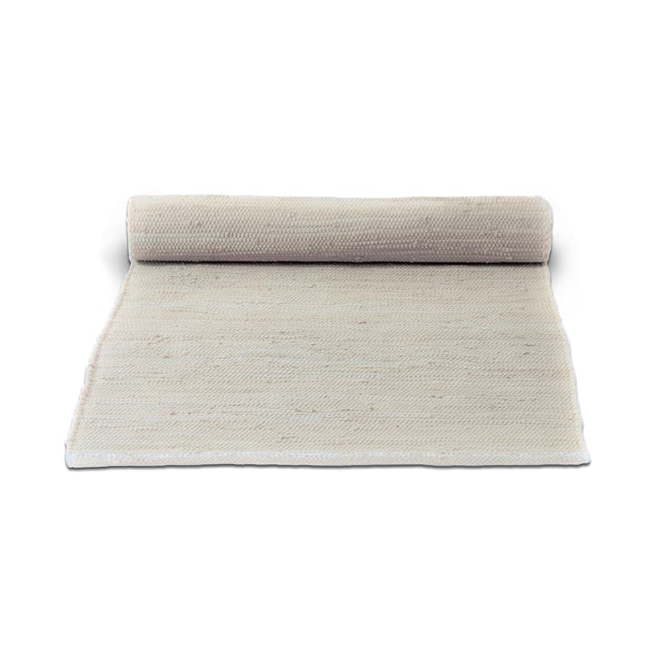 Cotton matta 65x135 cm - desert white (vit) - Rug Solid