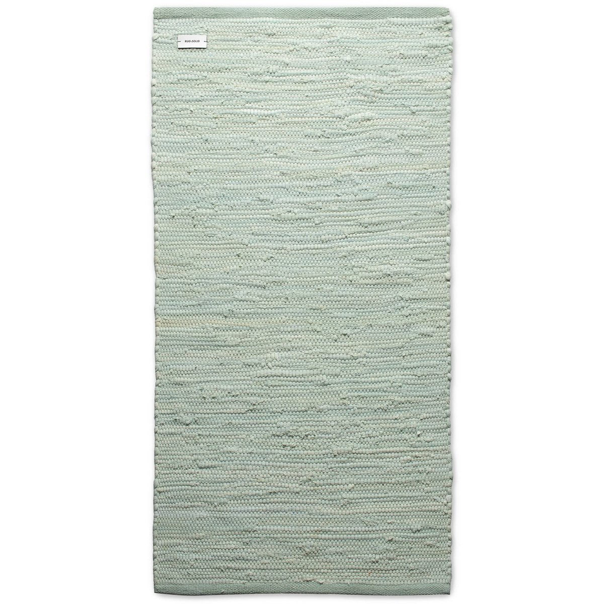 Rug Solid Cotton matta 65x135 cm Mint | Skandinavisk Design | Bomulls- & Trasmattor | Grön