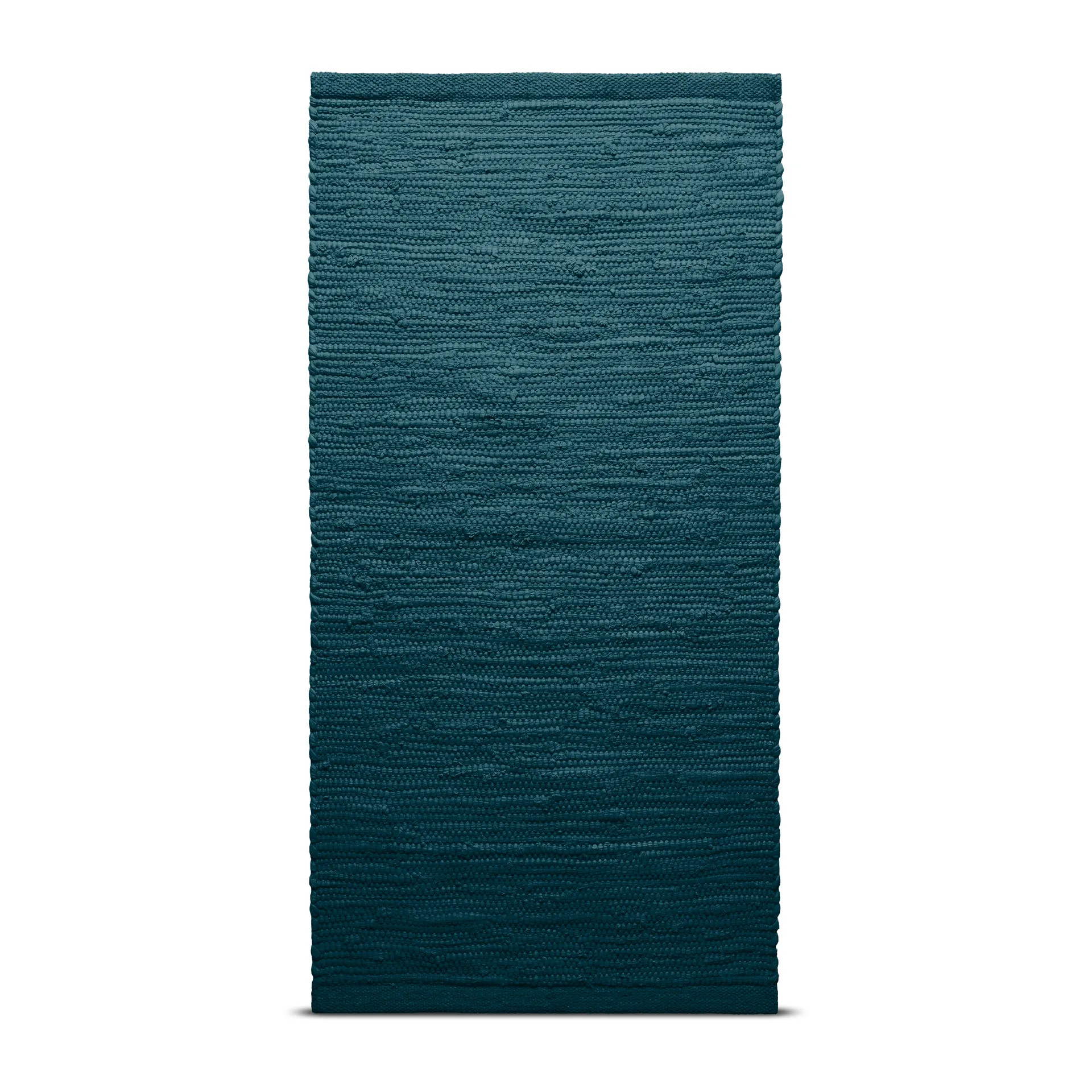Cotton matta 65x135 cm, Petroleum (petrolblå) Rug Solid