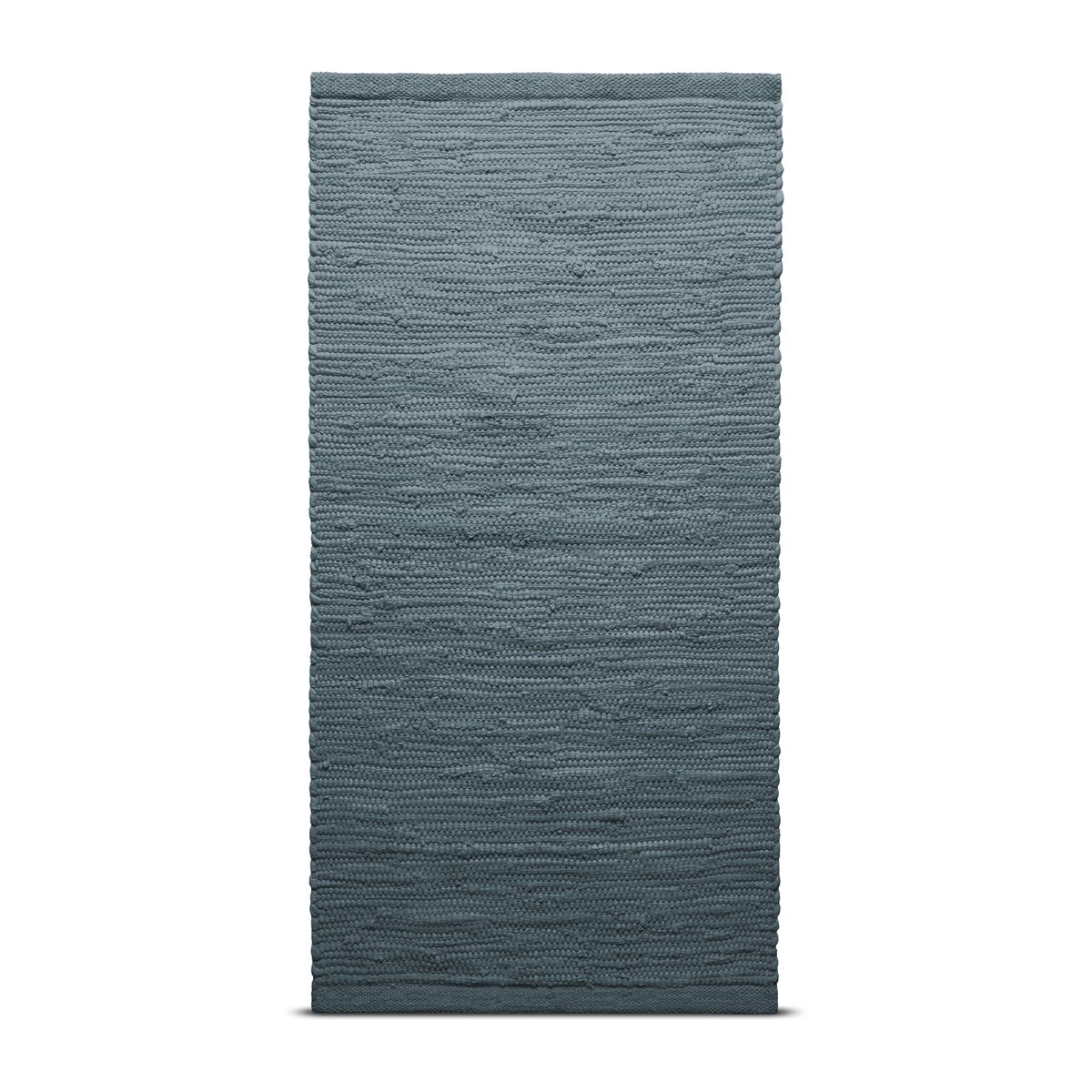 Rug Solid Cotton matta 65x135 cm Steel grey (grå) | Skandinavisk Design | Bomulls- & Trasmattor | Grå