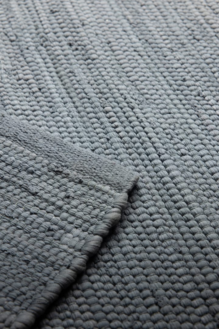Cotton matta 75x200 cm, Steel grey (grå) Rug Solid