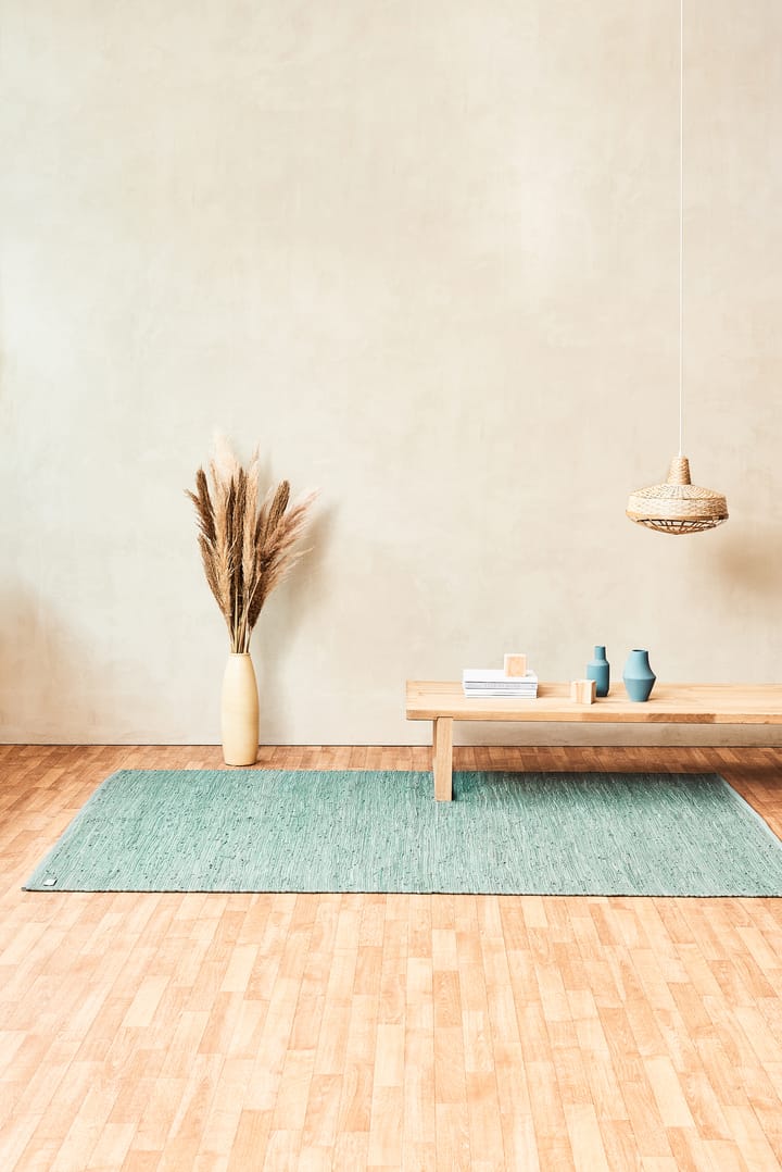 Cotton matta 75x300 cm, Dusty jade (mint) Rug Solid