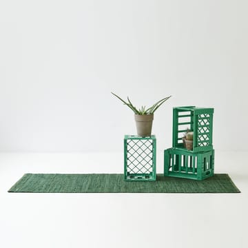 Cotton matta 75x300 cm - guilty green (grön) - Rug Solid