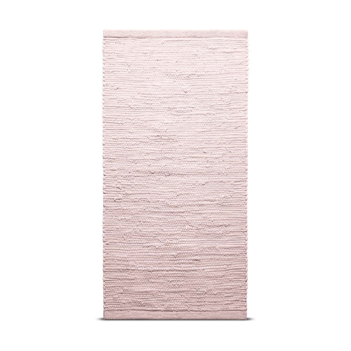Rug Solid Cotton matta 75x300 cm Milkshake | Skandinavisk Design | Bomulls- & Trasmattor | Rosa