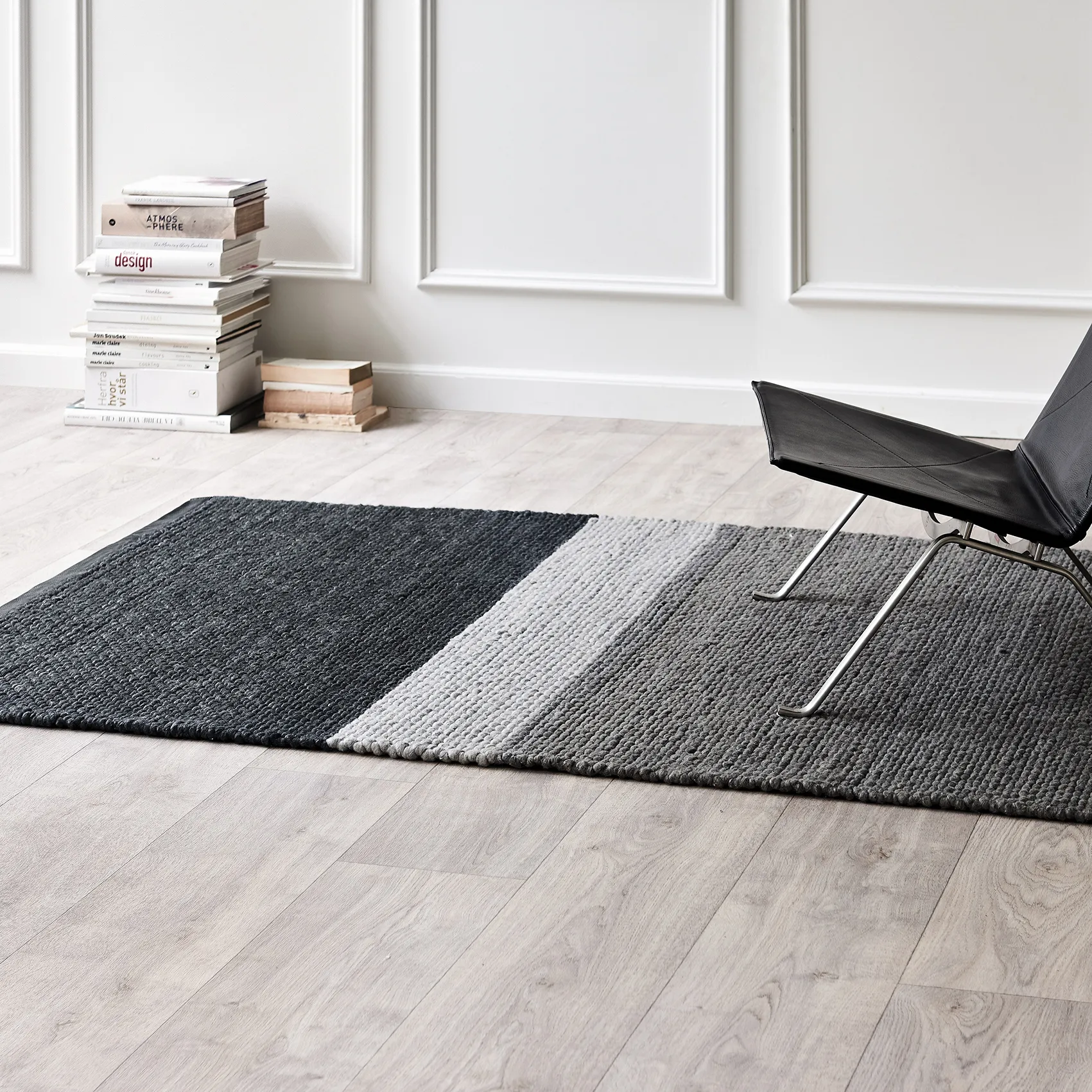 Landscape ullmatta 140x200 cm, Gravel Rug Solid
