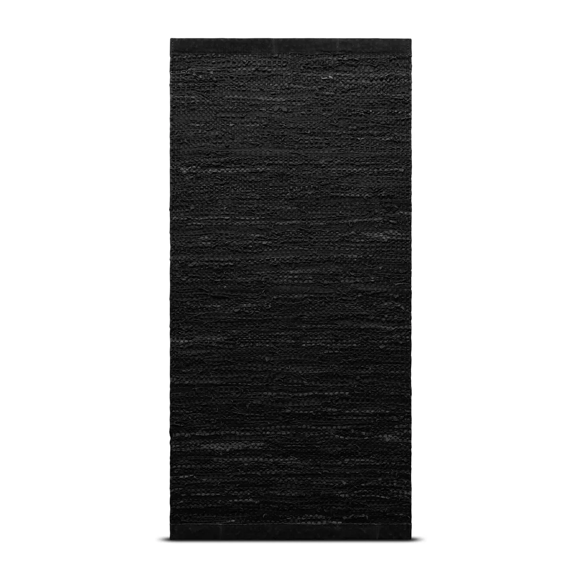 Rug Solid Leather matta 140x200 cm black (svart)
