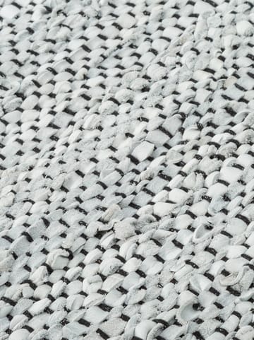 Leather matta 170x240 cm - light grey (ljusgrå) - Rug Solid