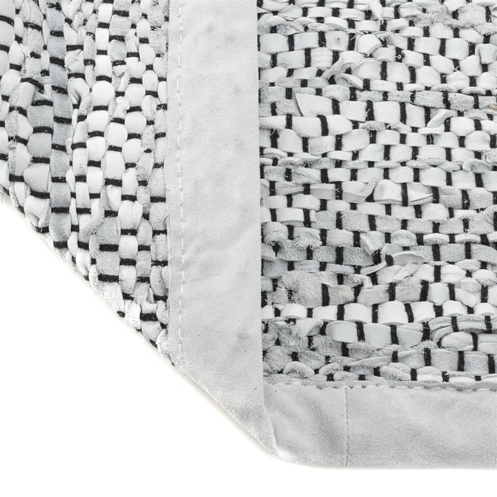 Leather matta 170x240 cm, light grey (ljusgrå) Rug Solid
