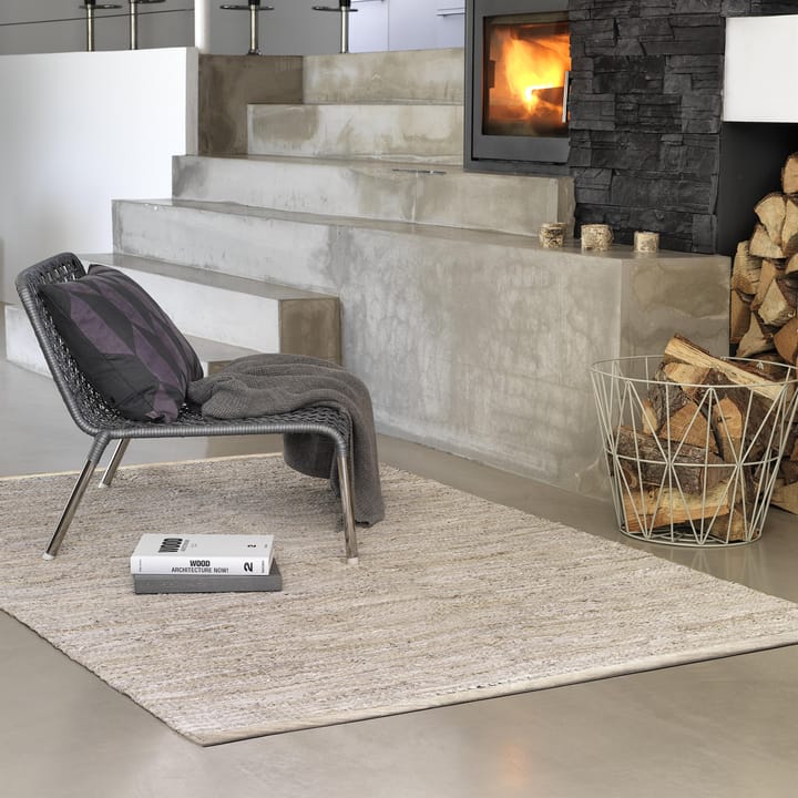 Leather matta 200x300 cm, beige Rug Solid