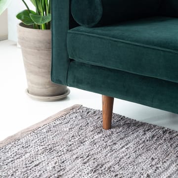 Leather matta 200x300 cm - Wood (brun) - Rug Solid