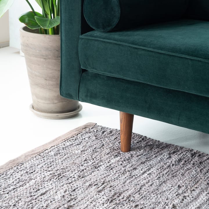 Leather matta 200x300 cm, Wood (brun) Rug Solid