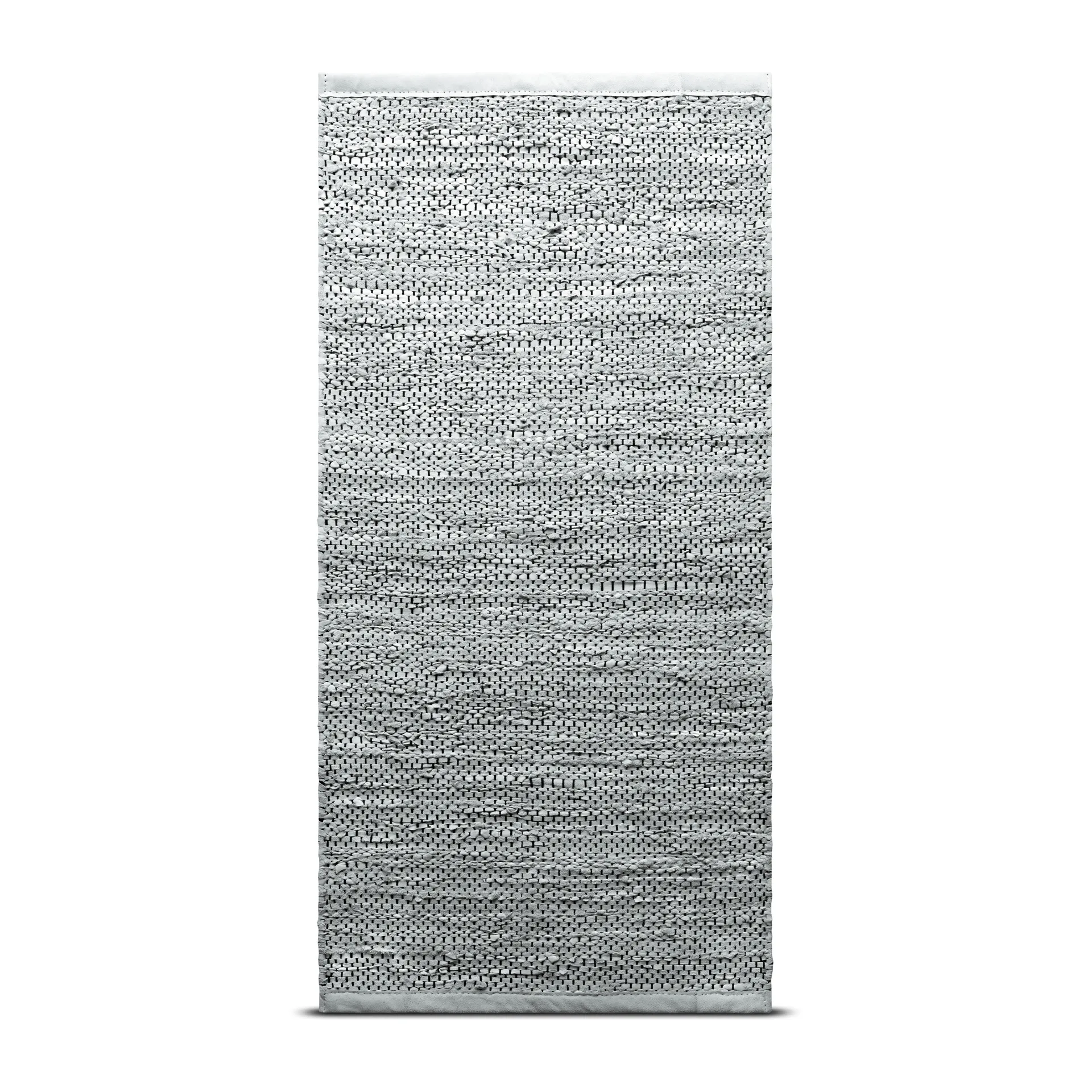 Leather matta 60x90 cm, light grey (ljusgrå) Rug Solid