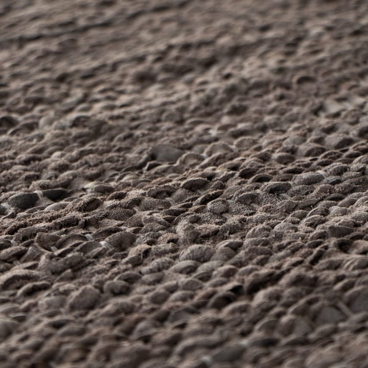 Leather matta 60x90 cm - Wood (brun) - Rug Solid