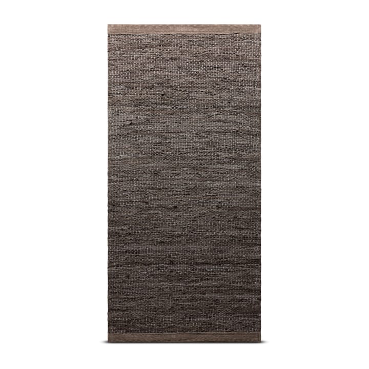 Leather matta 60x90 cm - Wood (brun) - Rug Solid