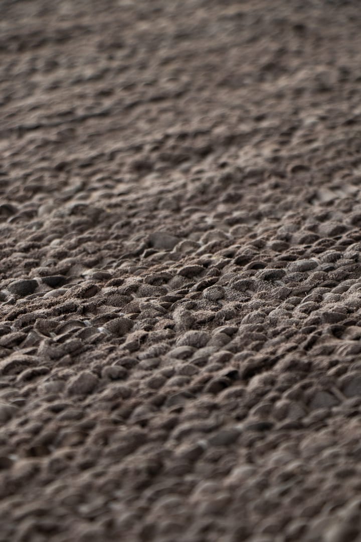 Leather matta 65x135 cm, Wood (brun) Rug Solid