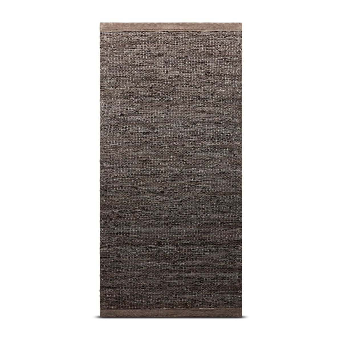 Rug Solid Leather matta 75x200 cm Wood (brun)