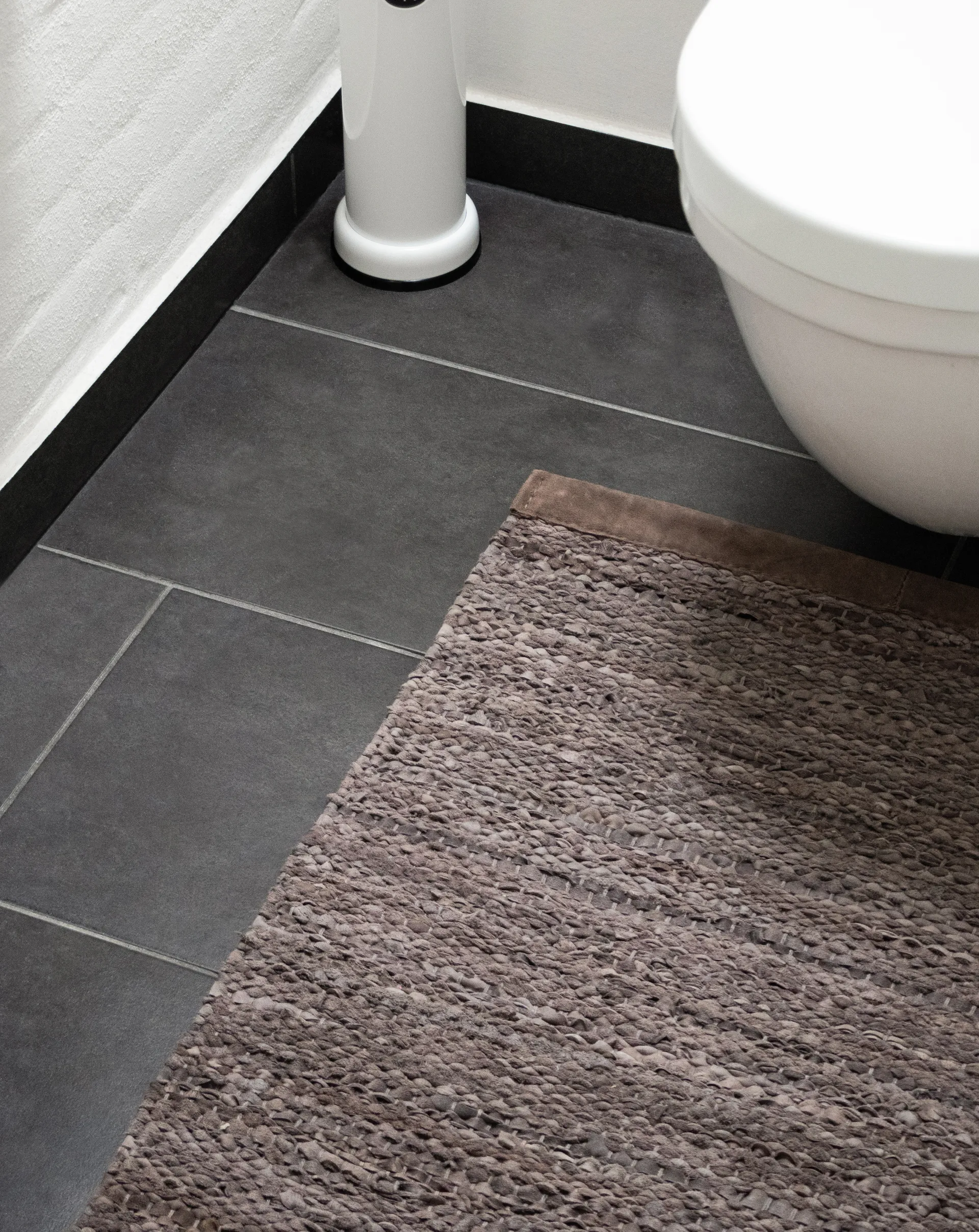 Leather matta 75x200 cm, Wood (brun) Rug Solid