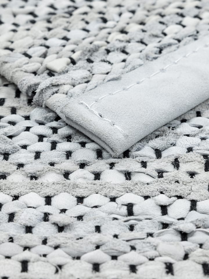 Leather matta 75x300 cm, light grey (ljusgrå) Rug Solid