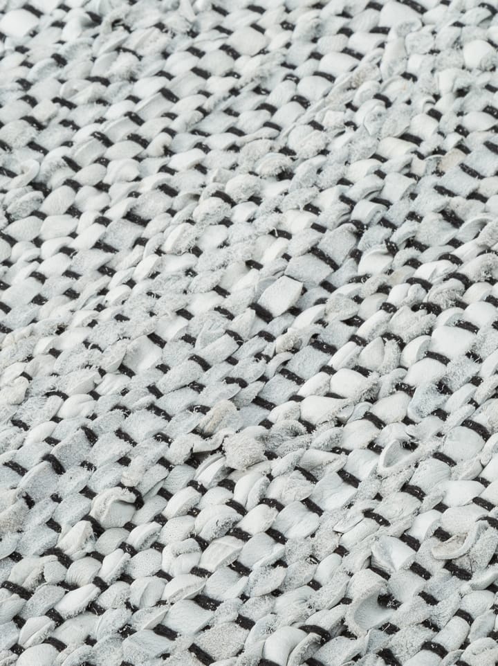 Leather matta 75x300 cm, light grey (ljusgrå) Rug Solid