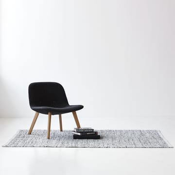 Leather matta 75x300 cm - light grey (ljusgrå) - Rug Solid