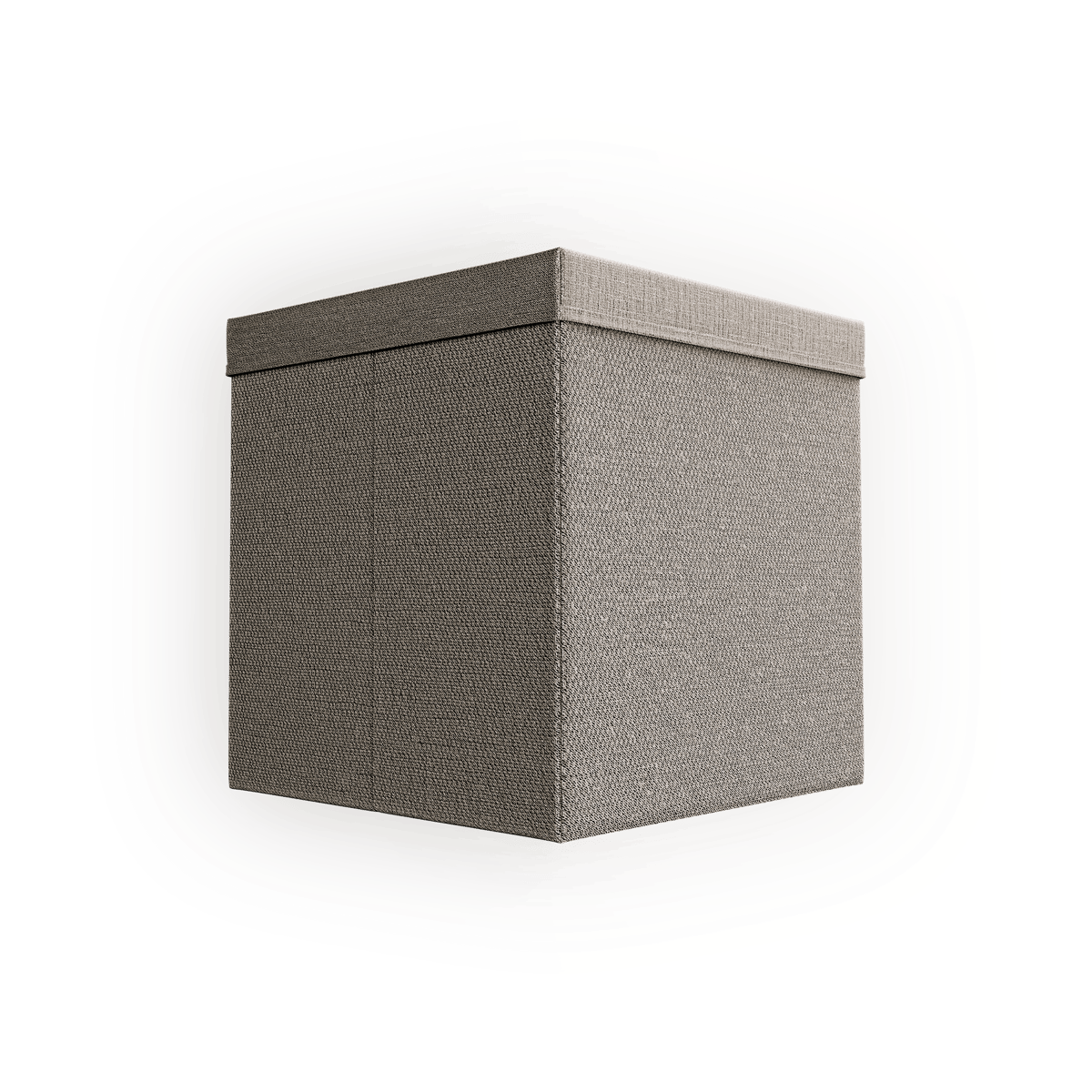 Rug Solid organizer 30x30x30 cm Sand | Skandinavisk Design | Boxar & Askar | Grå