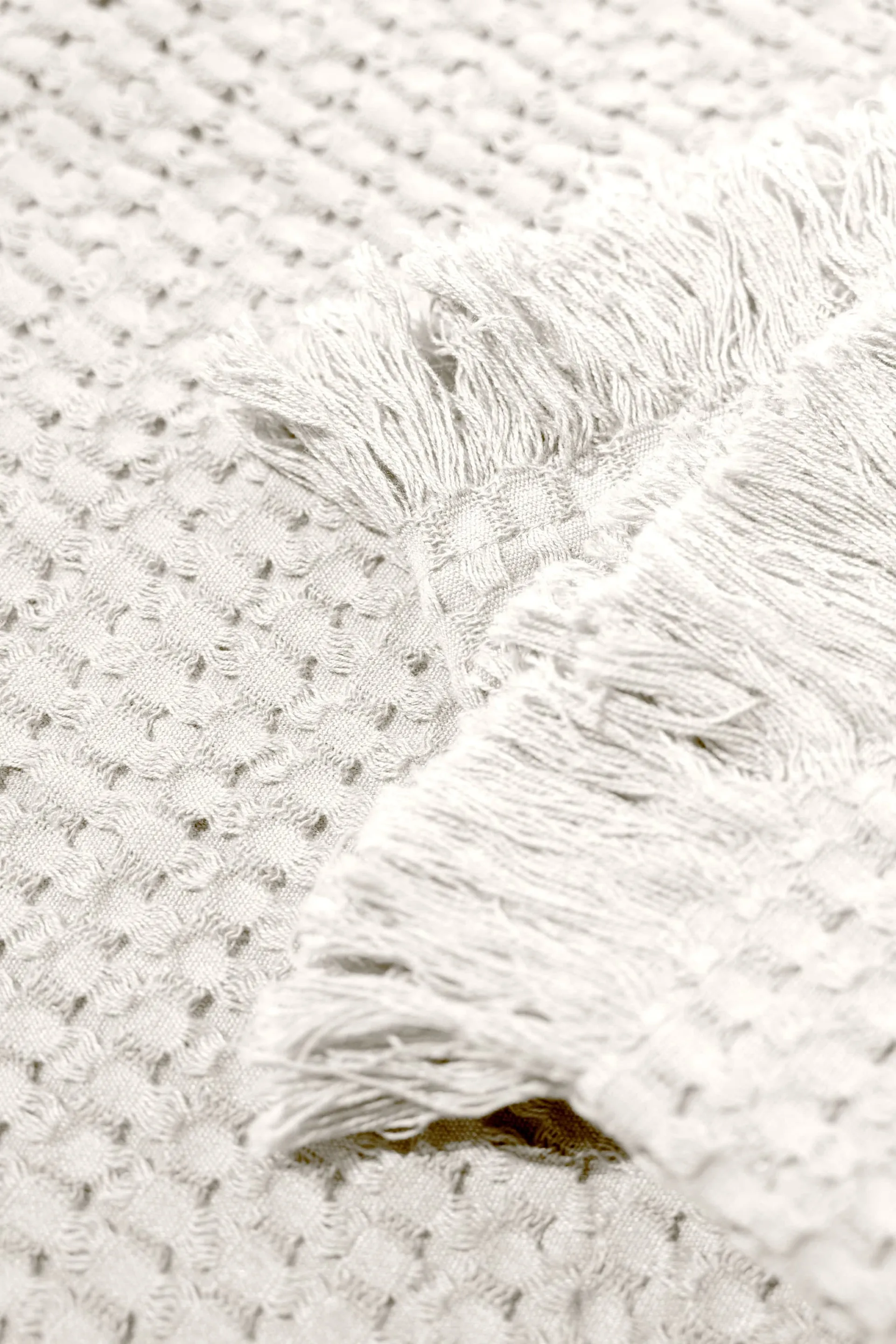 Stockholm bomullspläd 130x180 cm, Champagne beige Rug Solid