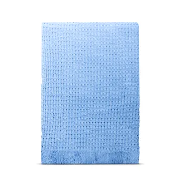 Stockholm bomullspläd 130x180 cm - Millenium blue - Rug Solid