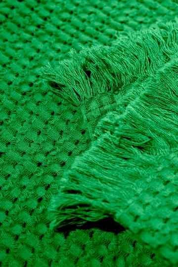 Stockholm bomullspläd 130x180 cm - Racing green - Rug Solid