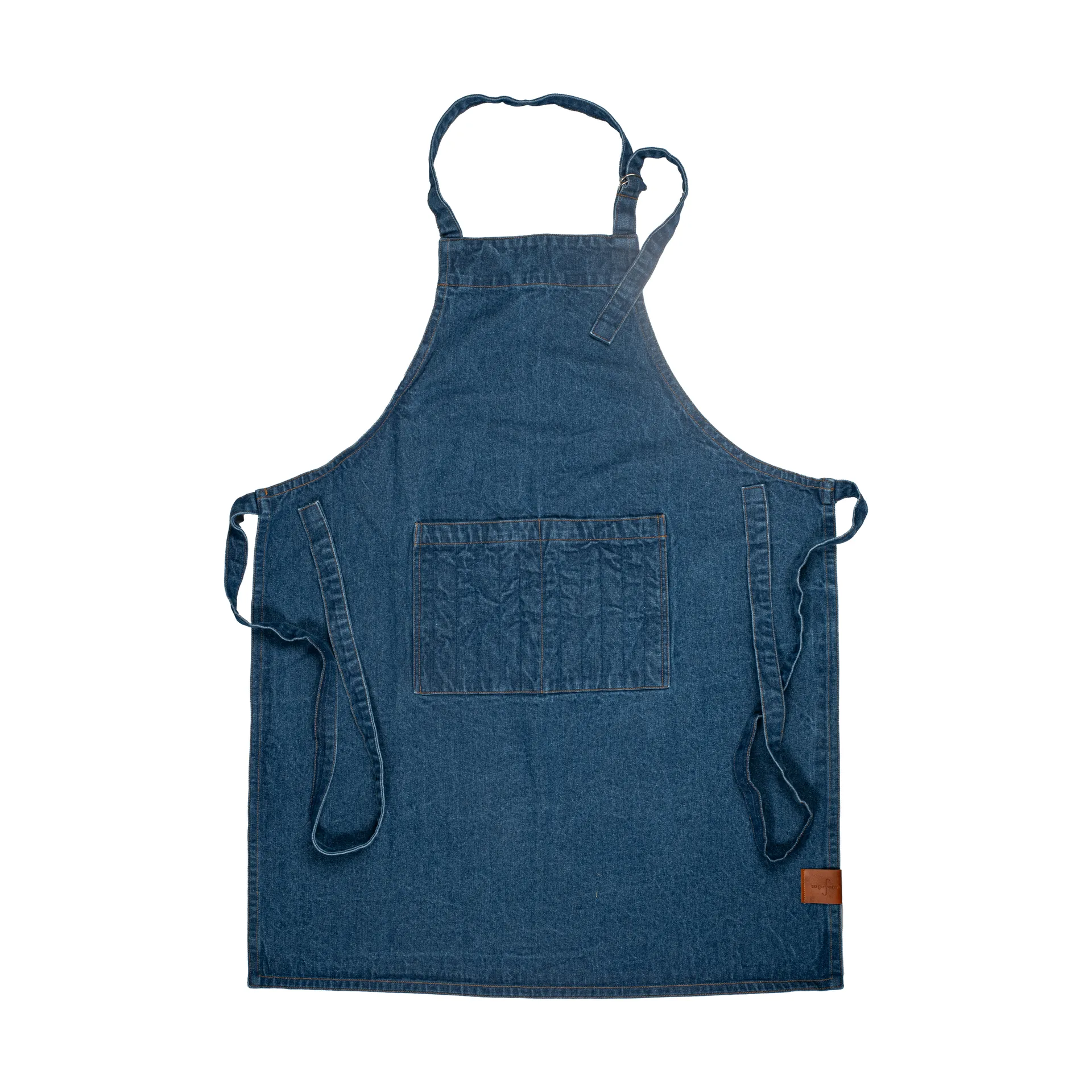 Aron denim förkläde 70x90 cm, Blå Sagaform
