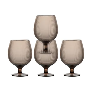 Billi ölglas 50 cl 4-pack - Brun - Sagaform