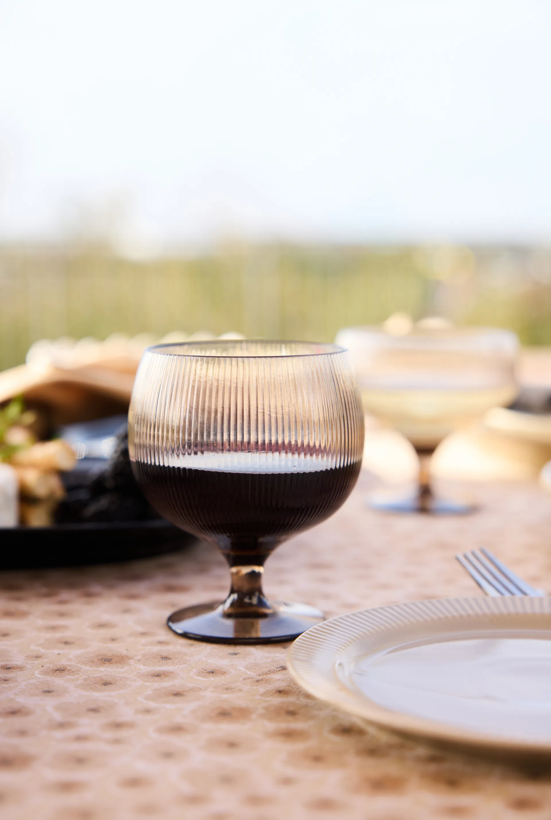 Billi vinglas 35 cl 4-pack, Brun Sagaform