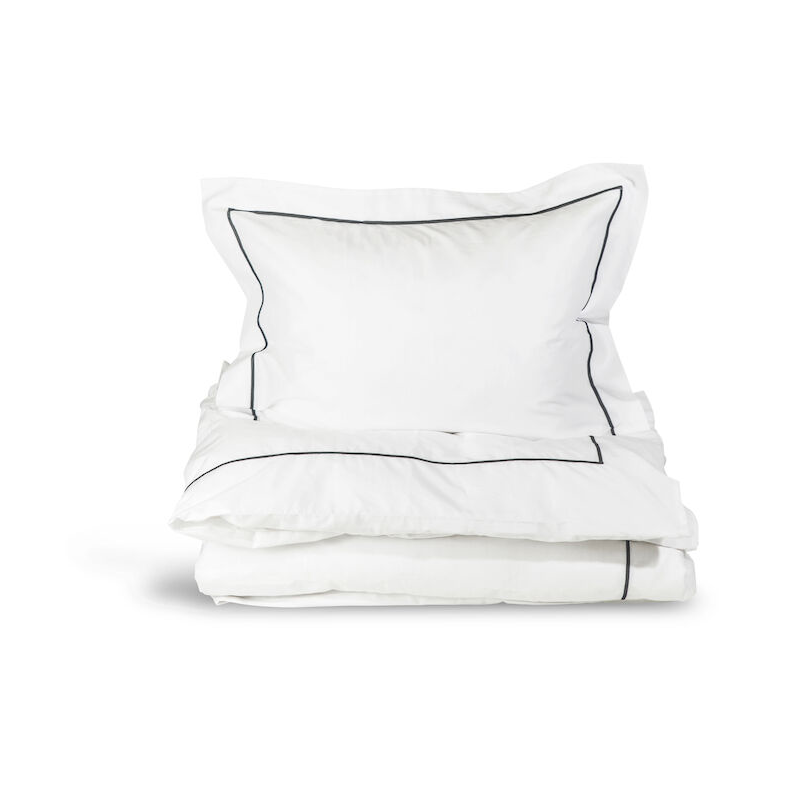 Sagaform Carl bäddset 150x210 cm Vit | Skandinavisk Design | Påslakan | Vit