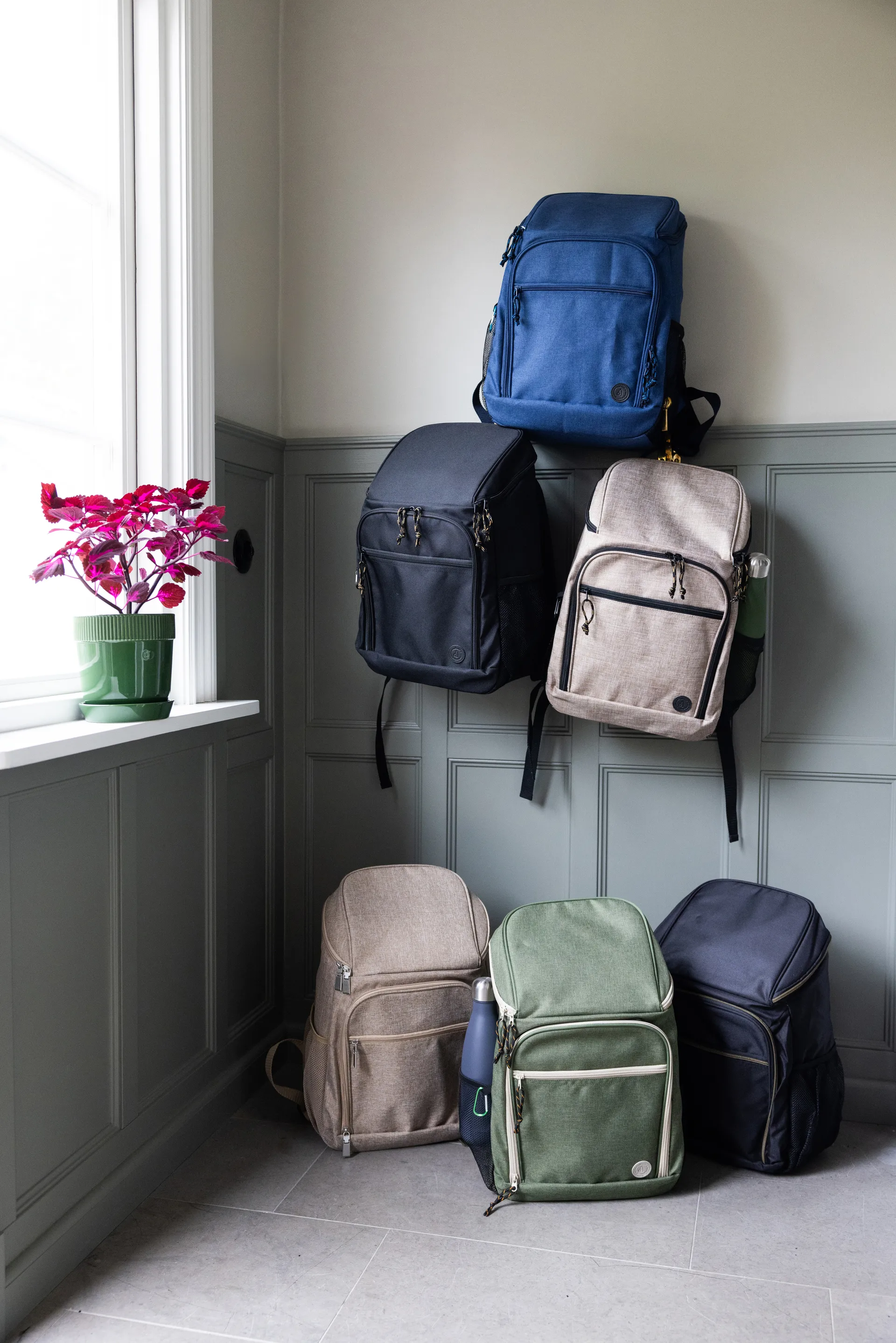 City kylryggsäck 21 L, Beige Sagaform