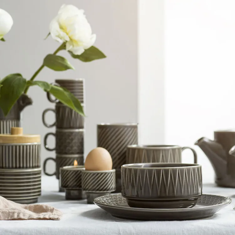 Coffee & More äggkopp, Grå Sagaform