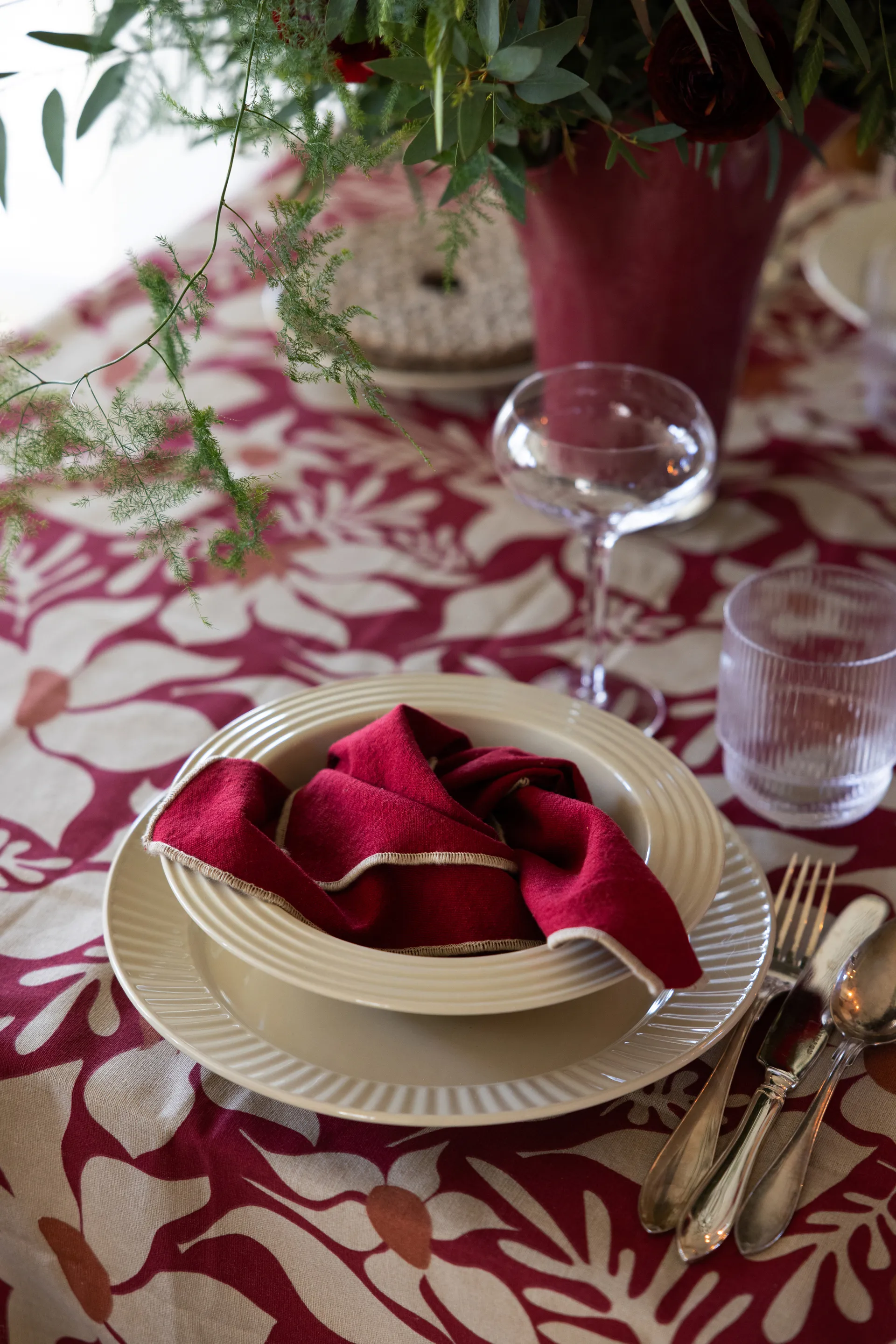 Coffee & More djup tallrik Ø22 cm, Beige Sagaform