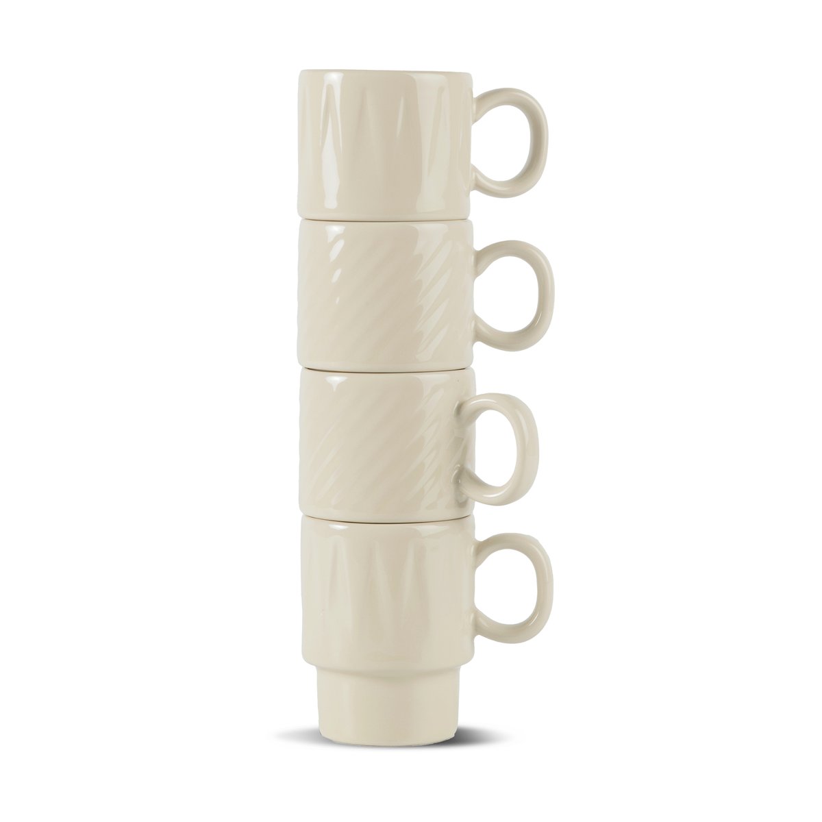 Sagaform Coffee & More espressokopp 4-pack Beige | Skandinavisk Design | Espressokoppar | Beige