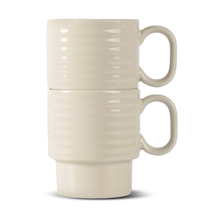 Coffee & More kaffemugg 2-pack - Beige - Sagaform