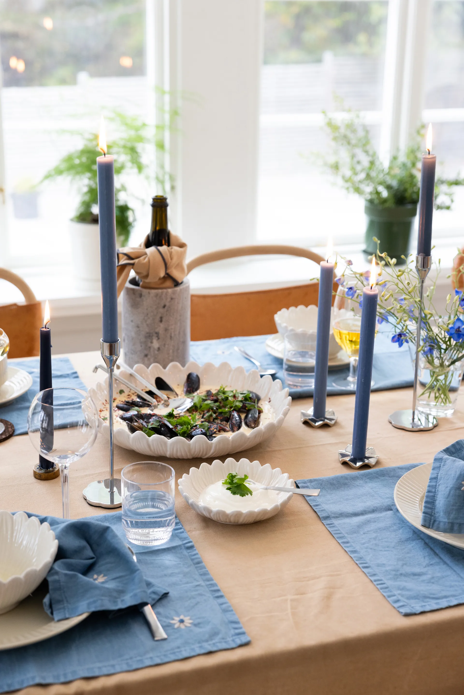 Dagny djupt fat Ø32 cm, Vit Sagaform