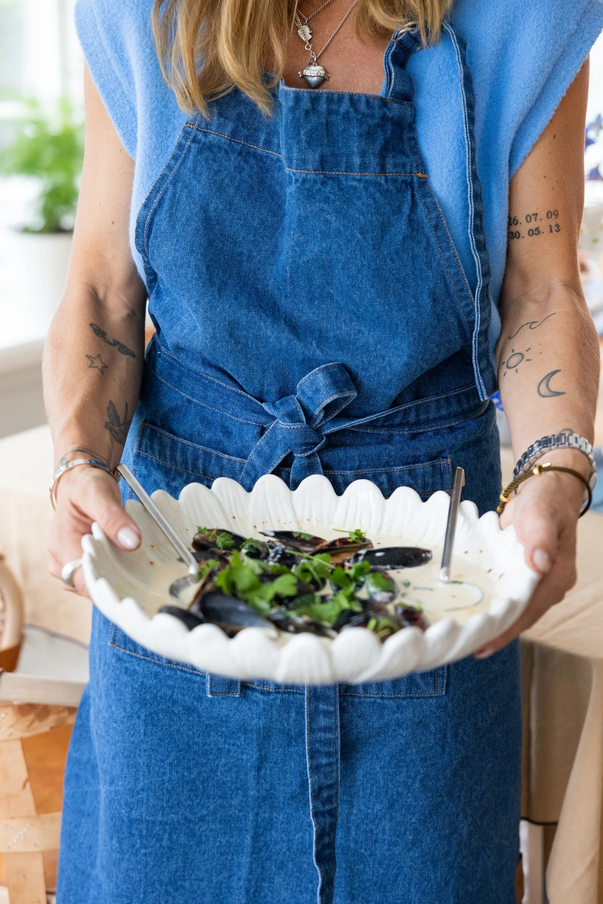 Dagny djupt fat Ø32 cm, Vit Sagaform