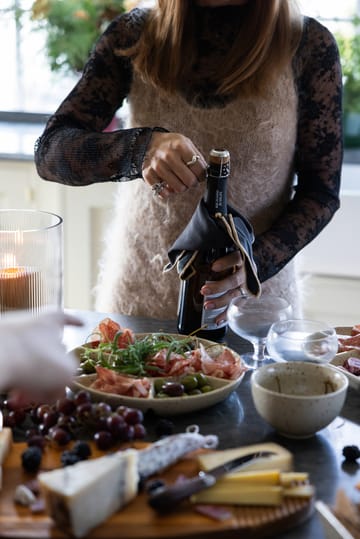 Ditte serveringsfat - Beige-vinröd - Sagaform