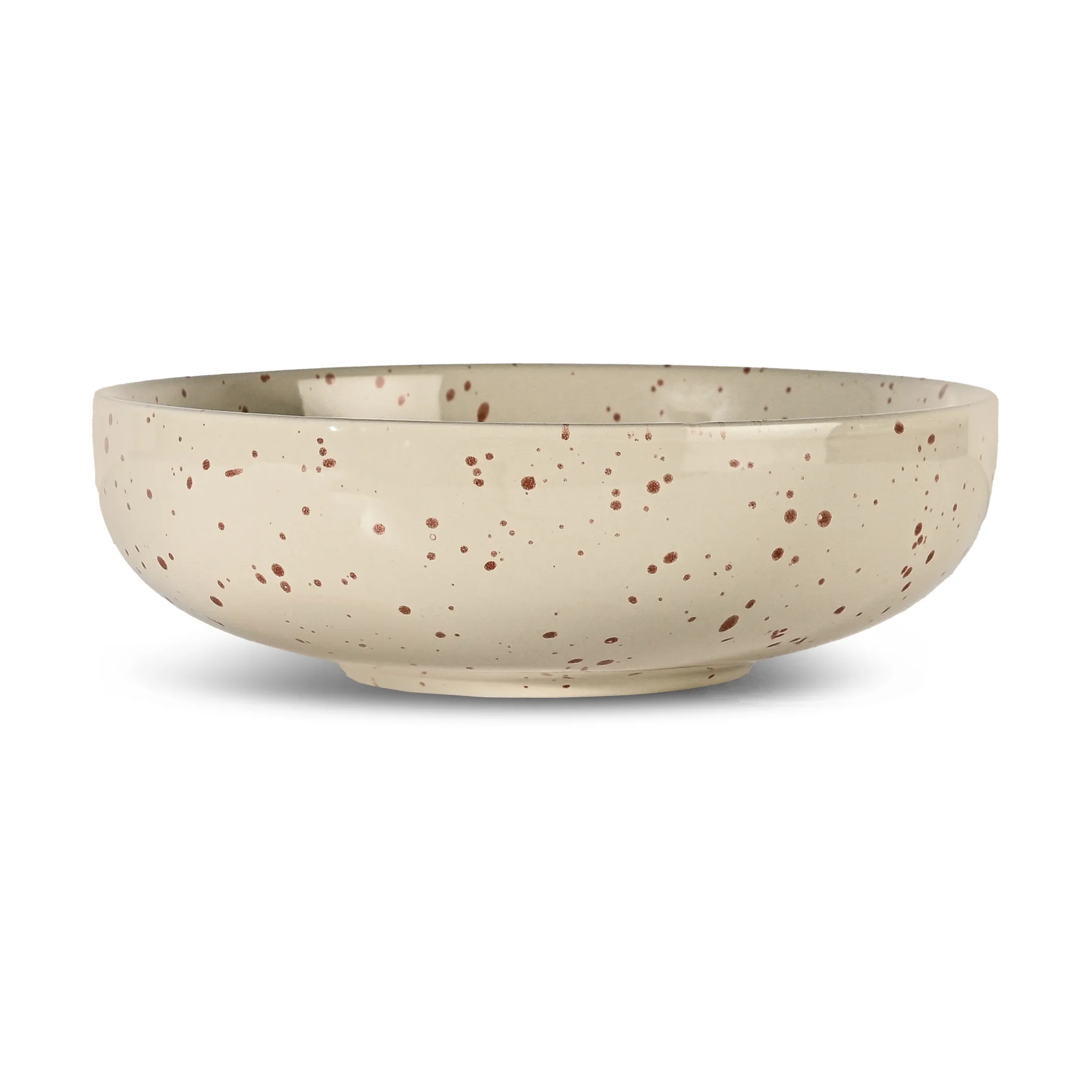 Ditte serveringsskål, Beige