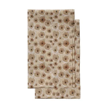 Edith kökshandduk 50x70 cm 2-pack - Mixad beige - Sagaform
