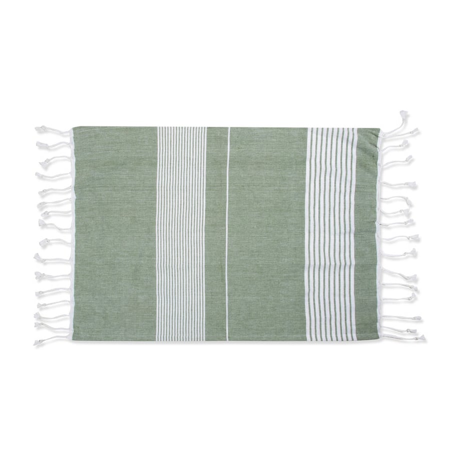 Sagaform Ella Hamam handduk 50x70 cm Grön | Skandinavisk Design | Handdukar | Grön