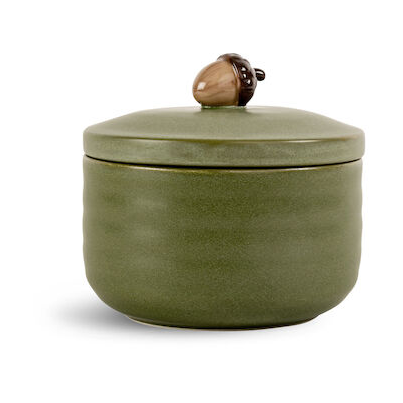 Sagaform Ellen ekollonburk med lock 13,5 cm Grön | Skandinavisk Design | Boxar & Askar | Grön