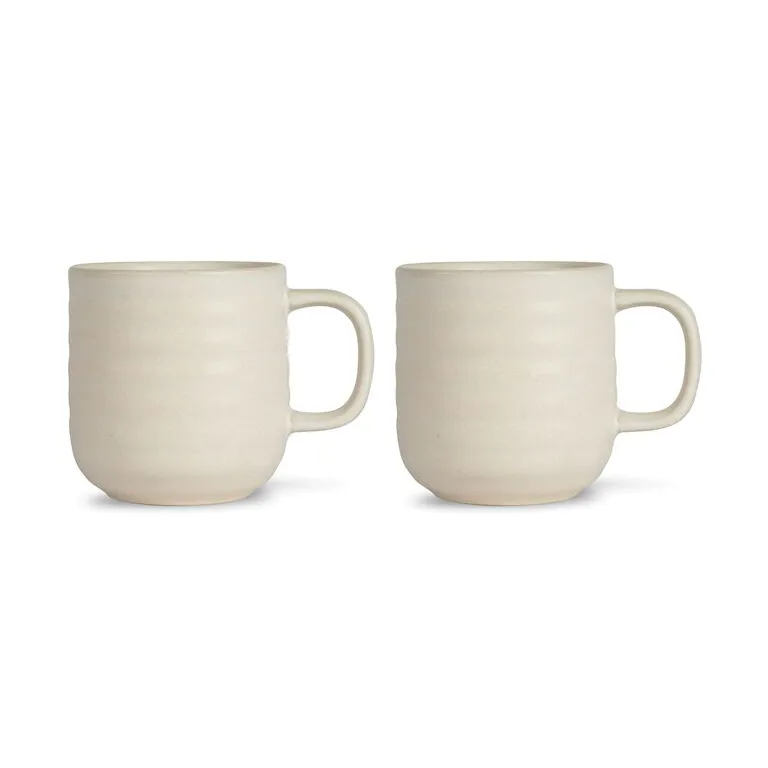 Ellen mugg 37 cl 2-pack, Off white Sagaform