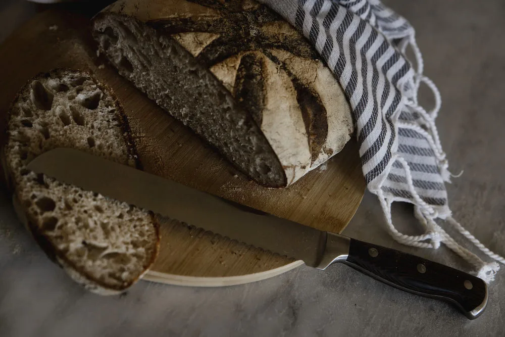 Erik brödkniv extra lång, Wengéträ-rostfritt stål Sagaform
