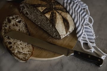 Erik brödkniv extra lång - Wengéträ-rostfritt stål - Sagaform