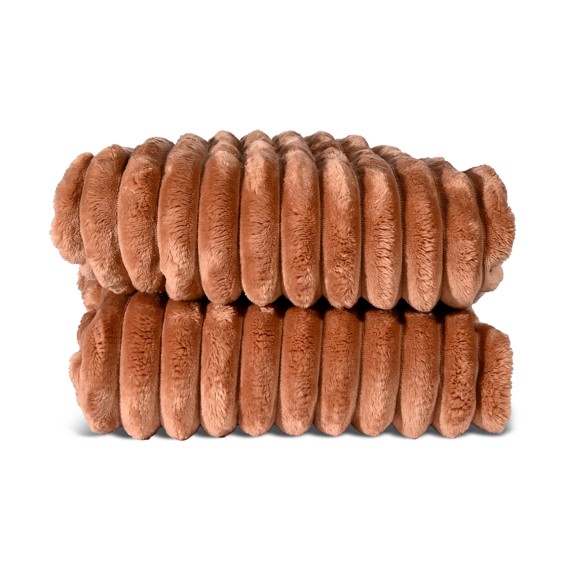 Esther fleecepläd, Ljusbrun Sagaform