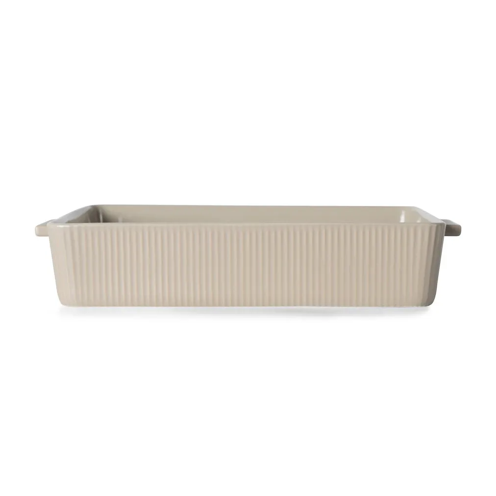 Flora ugnsform beige, 36x23 cm